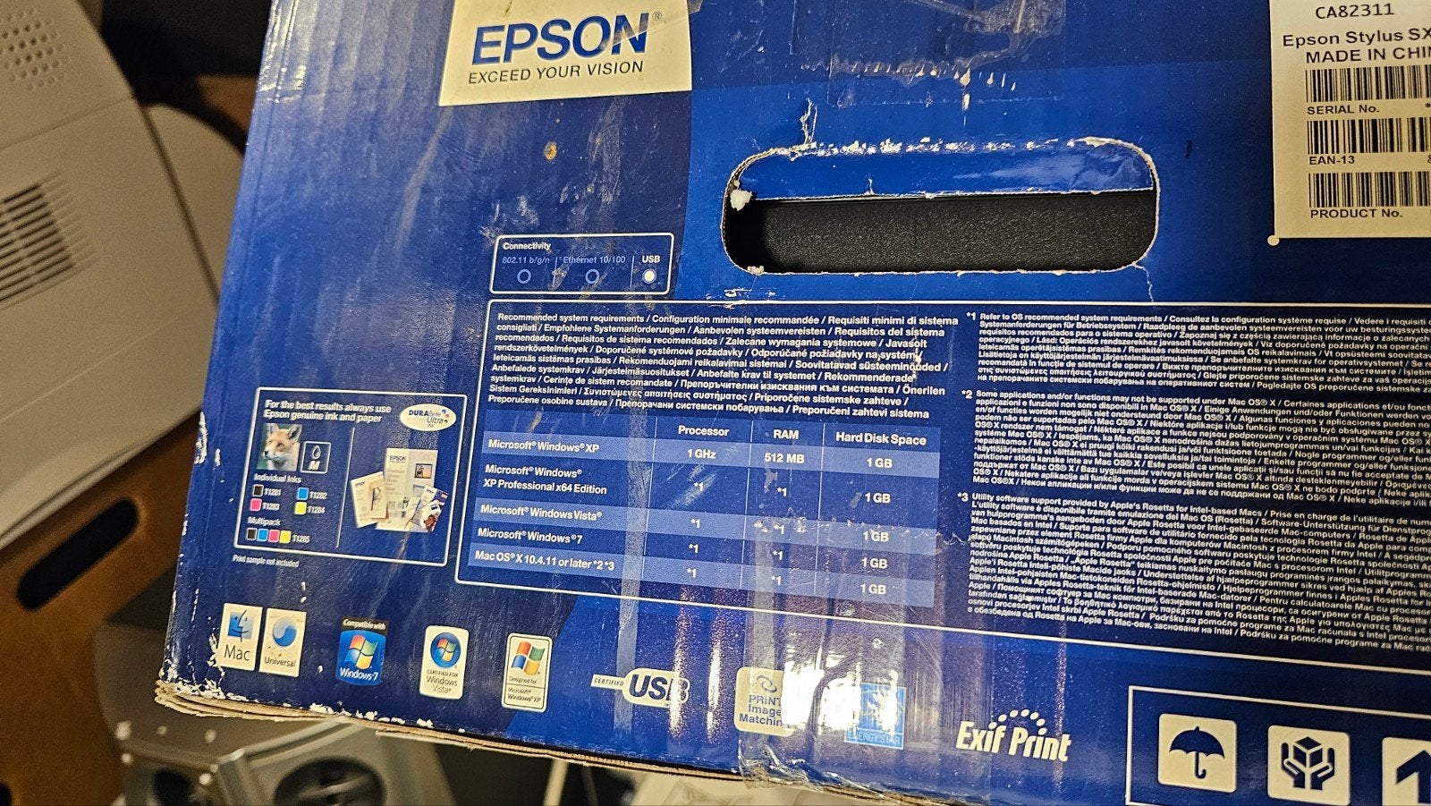 Epson SX-125 , Nieuw !, Inkjetprinter, All-in-one, Nieuw, Epson Inkjet
