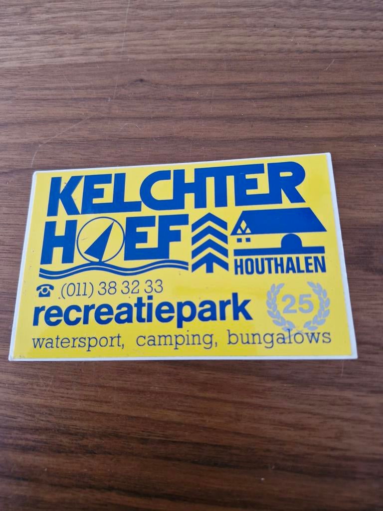 7062 Sticker Kelchter Hoef Recreatiepark, Ophalen of Verzenden, Zo goed als nieuw