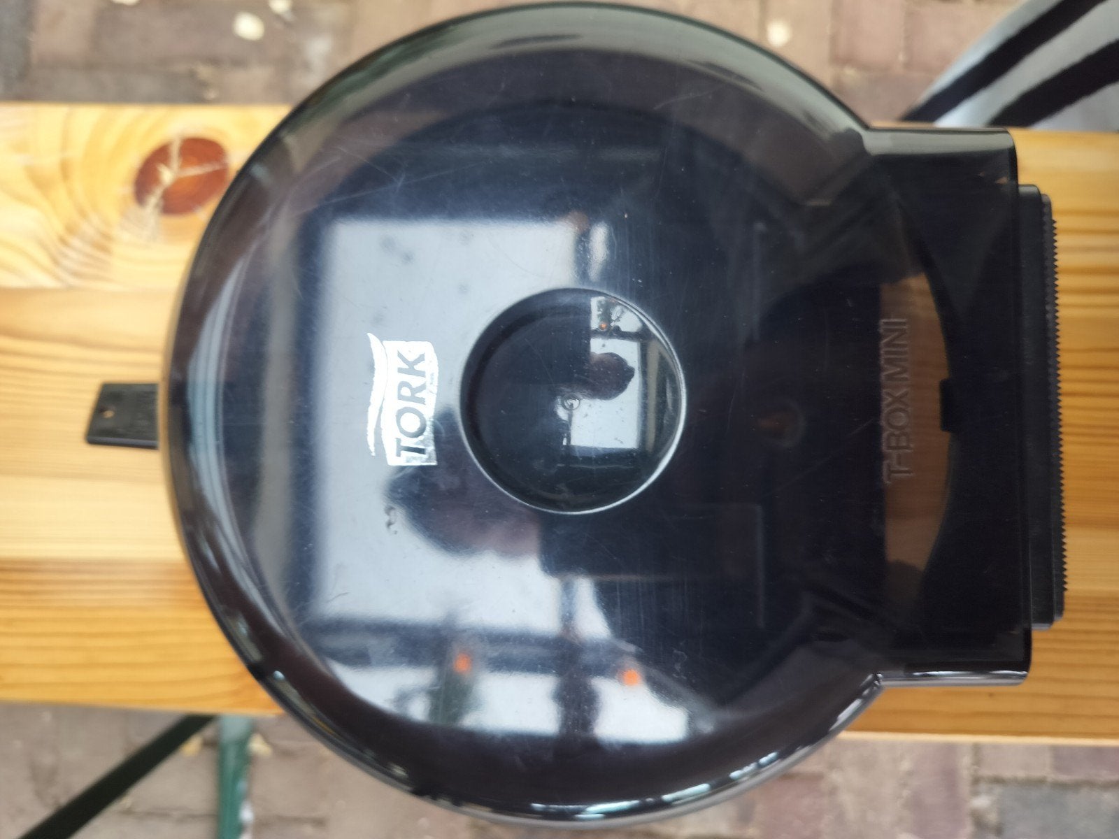Tork WC rolhouder zwart met sleutel - T-Box Mini, Ophalen of Verzenden