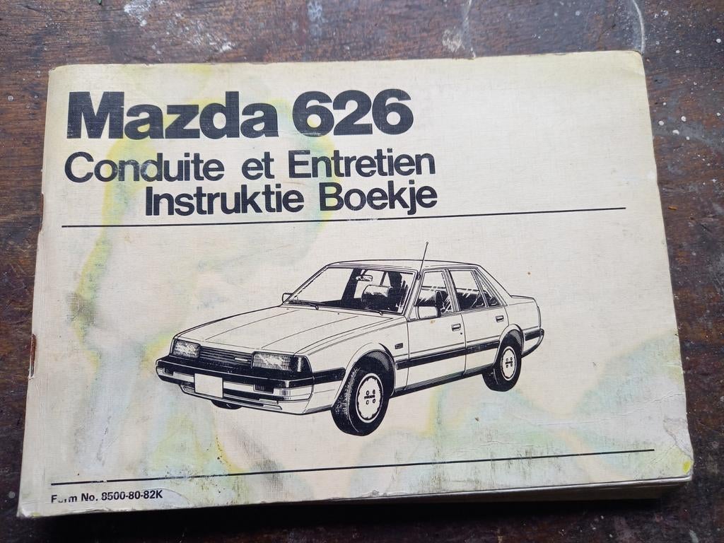 Instruktieboekje MAZDA 626 1982NL/ F, Ophalen of Verzenden
