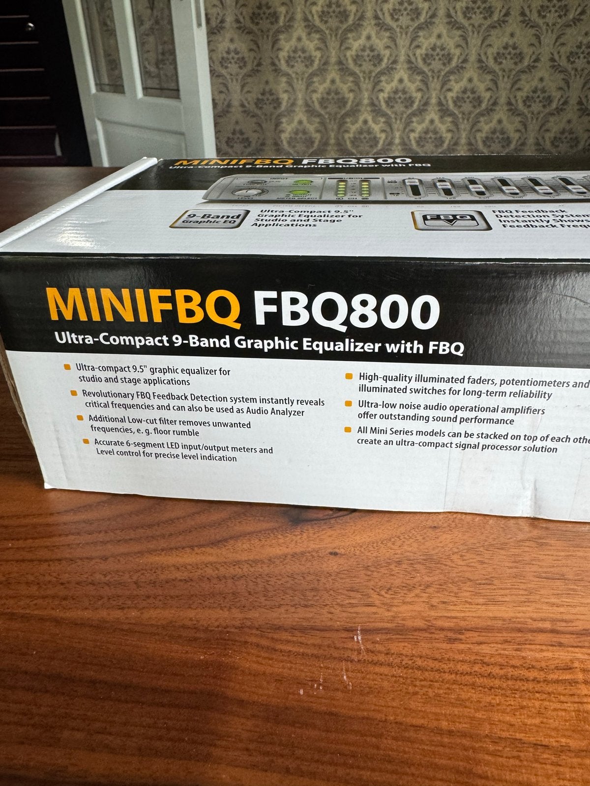 Behringer MINI FBQ800 Equalizer - Nieuw in doos!, Muziek en Instrumenten, Ophalen, Nieuw, Equalizer