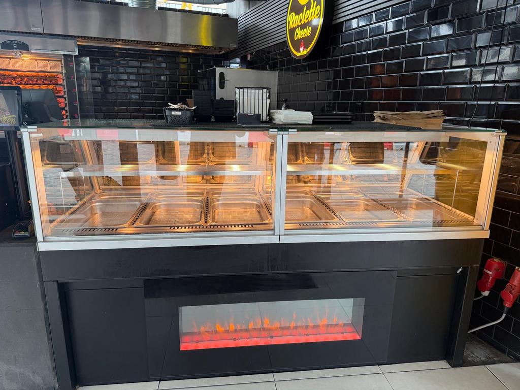 Professionele Horeca Vitrine - Warmhoudvitrine, Ophalen, Gebruikt, Fornuis, Frituur en Grillen