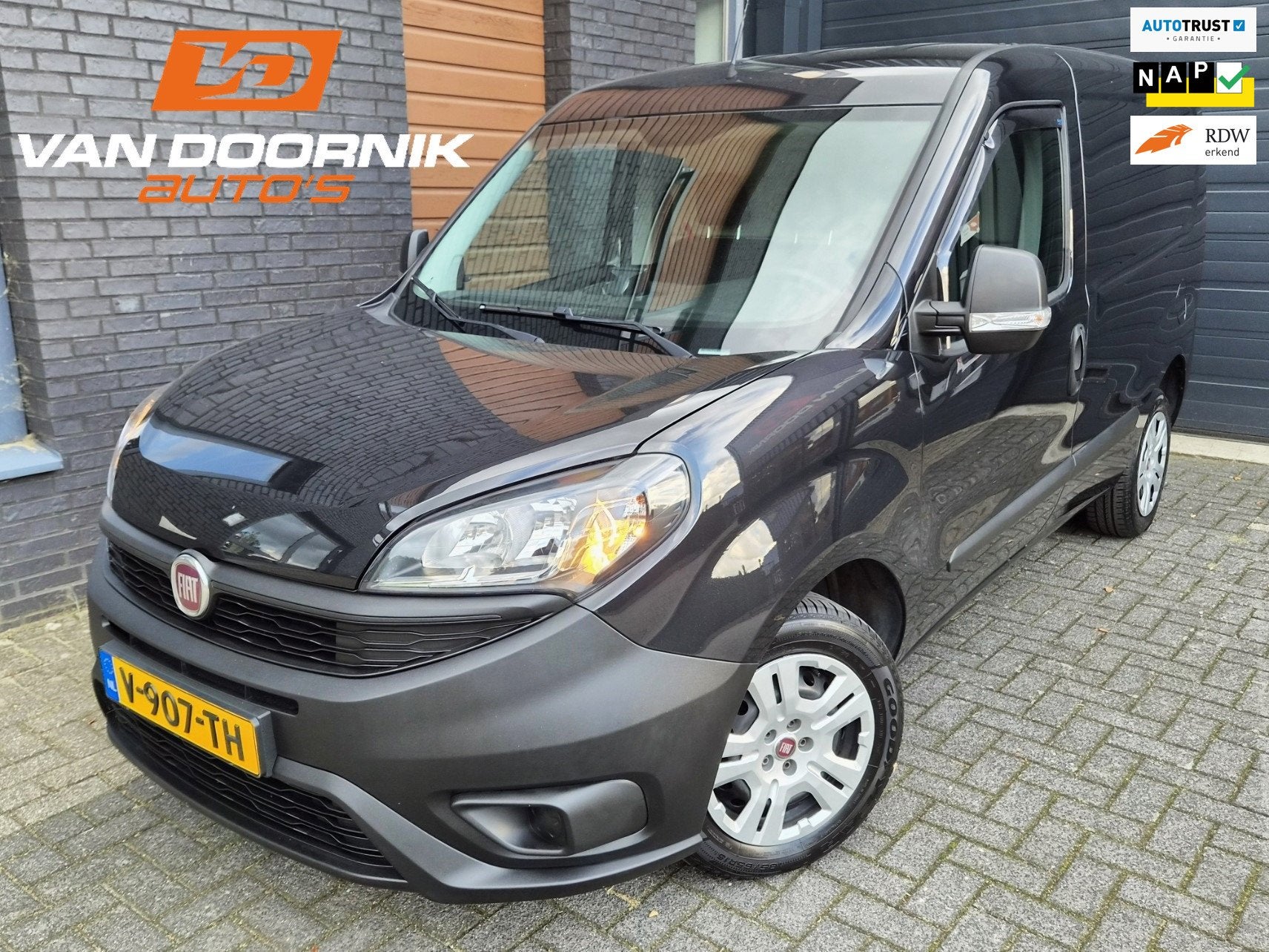 Fiat Doblò Cargo 1.6 MJ L1H1 ECO JET Airco/Navigatie/Trekha, Auto's, Voorwielaandrijving, Stof, Gebruikt, 4 cilinders