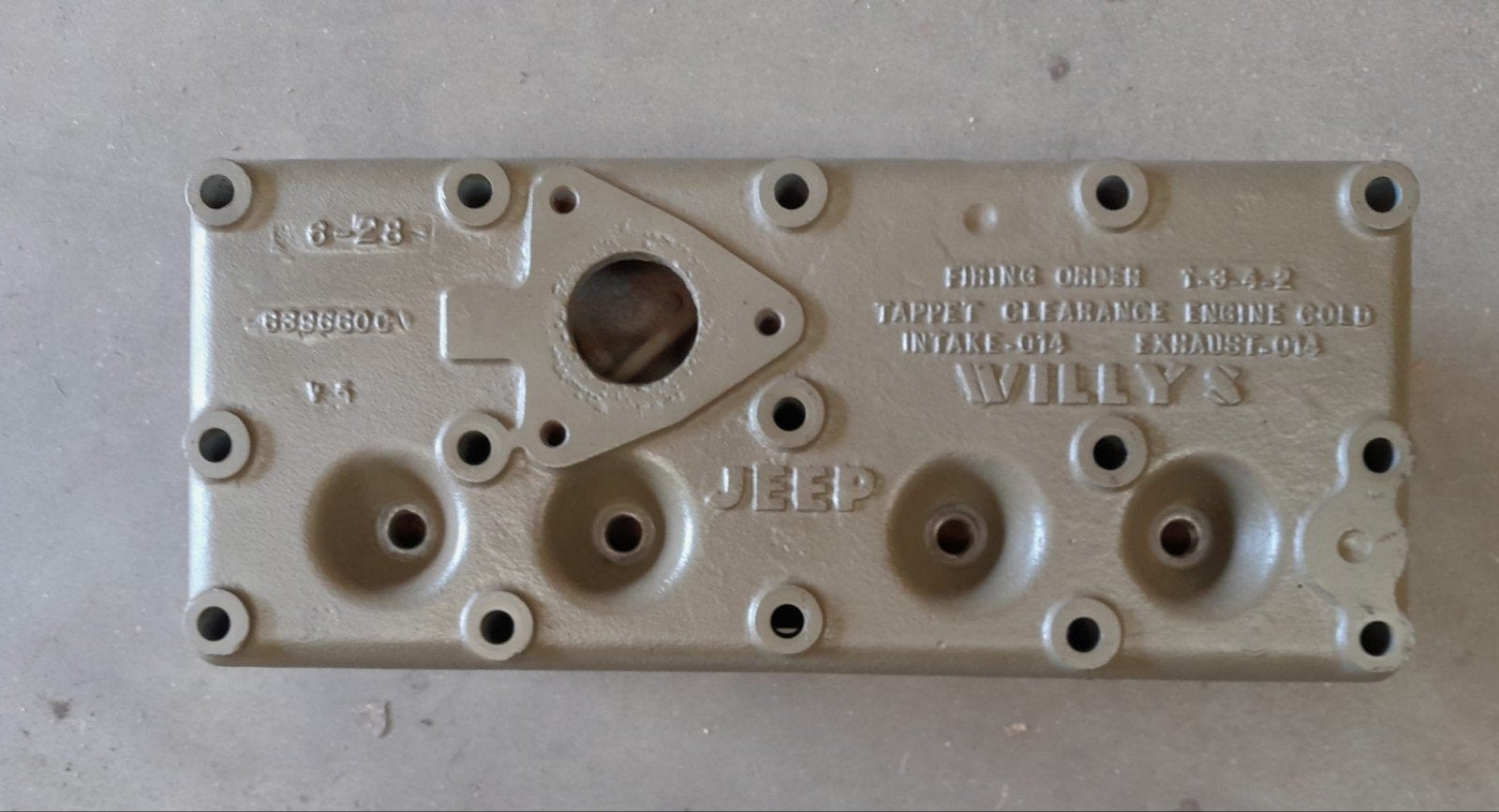 Willys MB kop ( gevlakt ), Ophalen of Verzenden