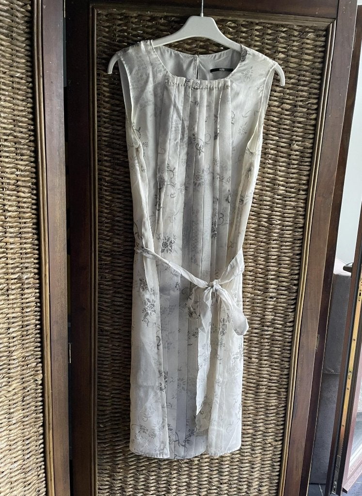 Hugo Boss Zomerjurk, Kleding | Dames, Jurken, Maat 38/40 (M), Wit, Ophalen of Verzenden, Zo goed als nieuw