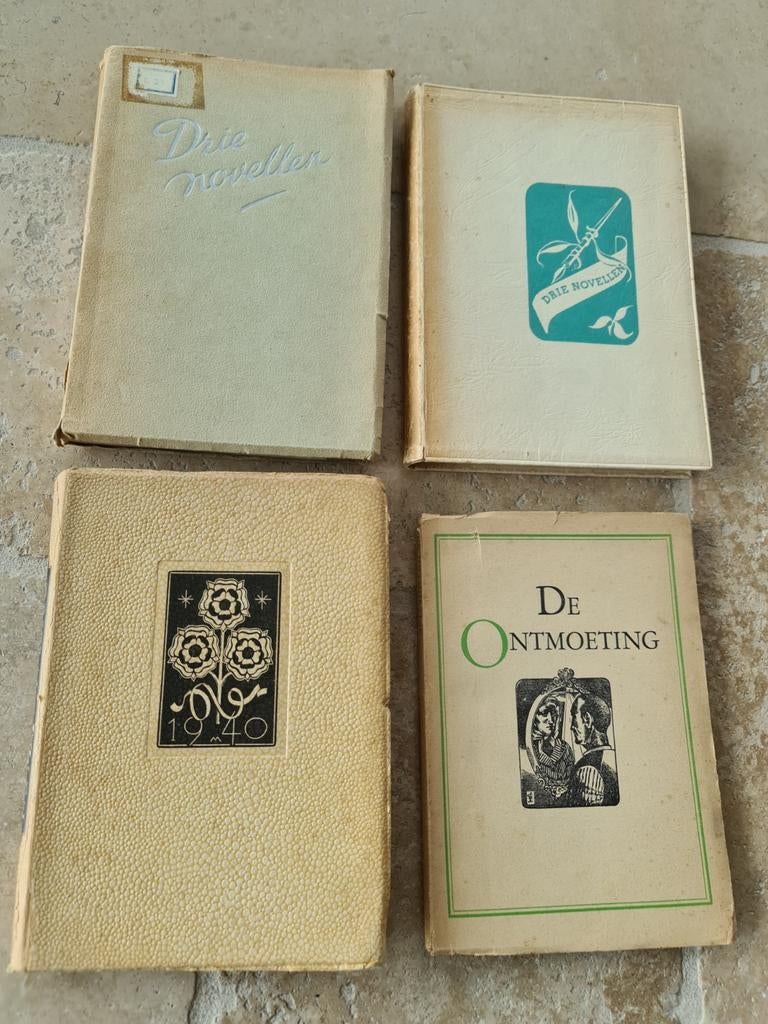 Boekenweekgeschenken 1938, 1939, 1940, 1947 - Zeldzame set, Ophalen of Verzenden, Gelezen