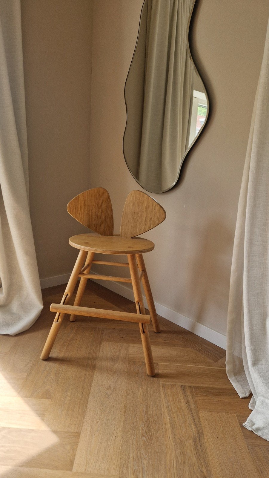 Nofred Mouse High Chair - Eikenhout tall, Ophalen, Nieuw, Meegroeistoel