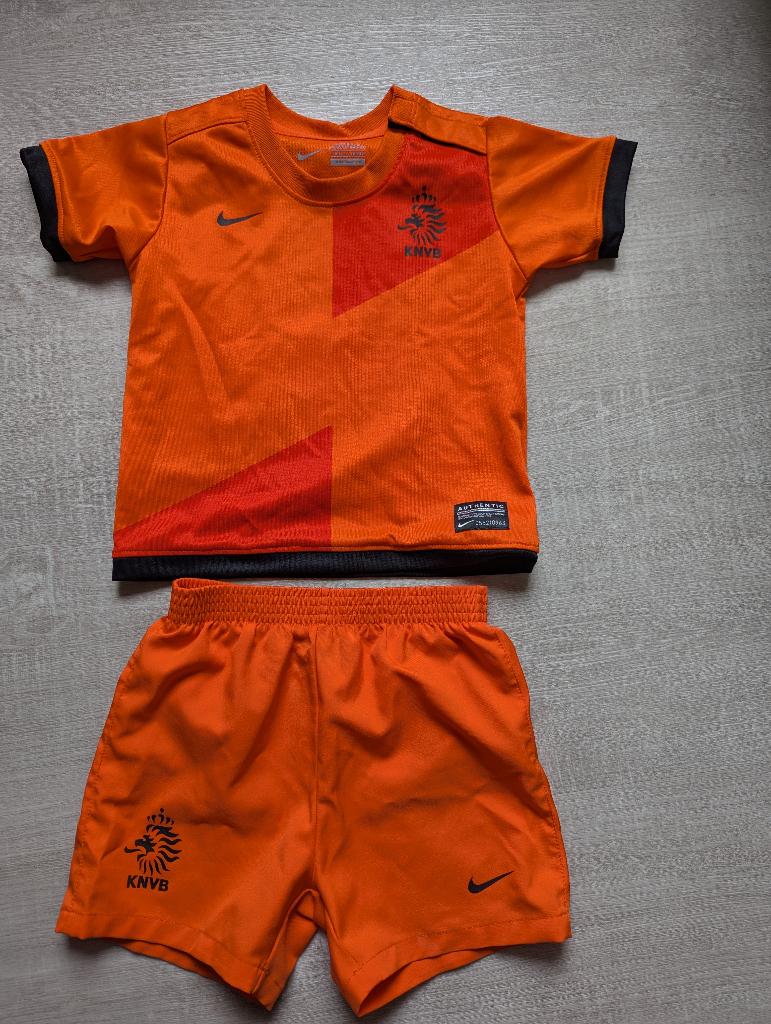 KNVB Nederlands Elftal tenue Nike maat 80, Maat XS of kleiner, Ophalen, Zo goed als nieuw, Set