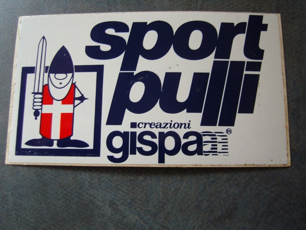 sticker logo sport pulli creazioni gispa, Ophalen, Zo goed als nieuw