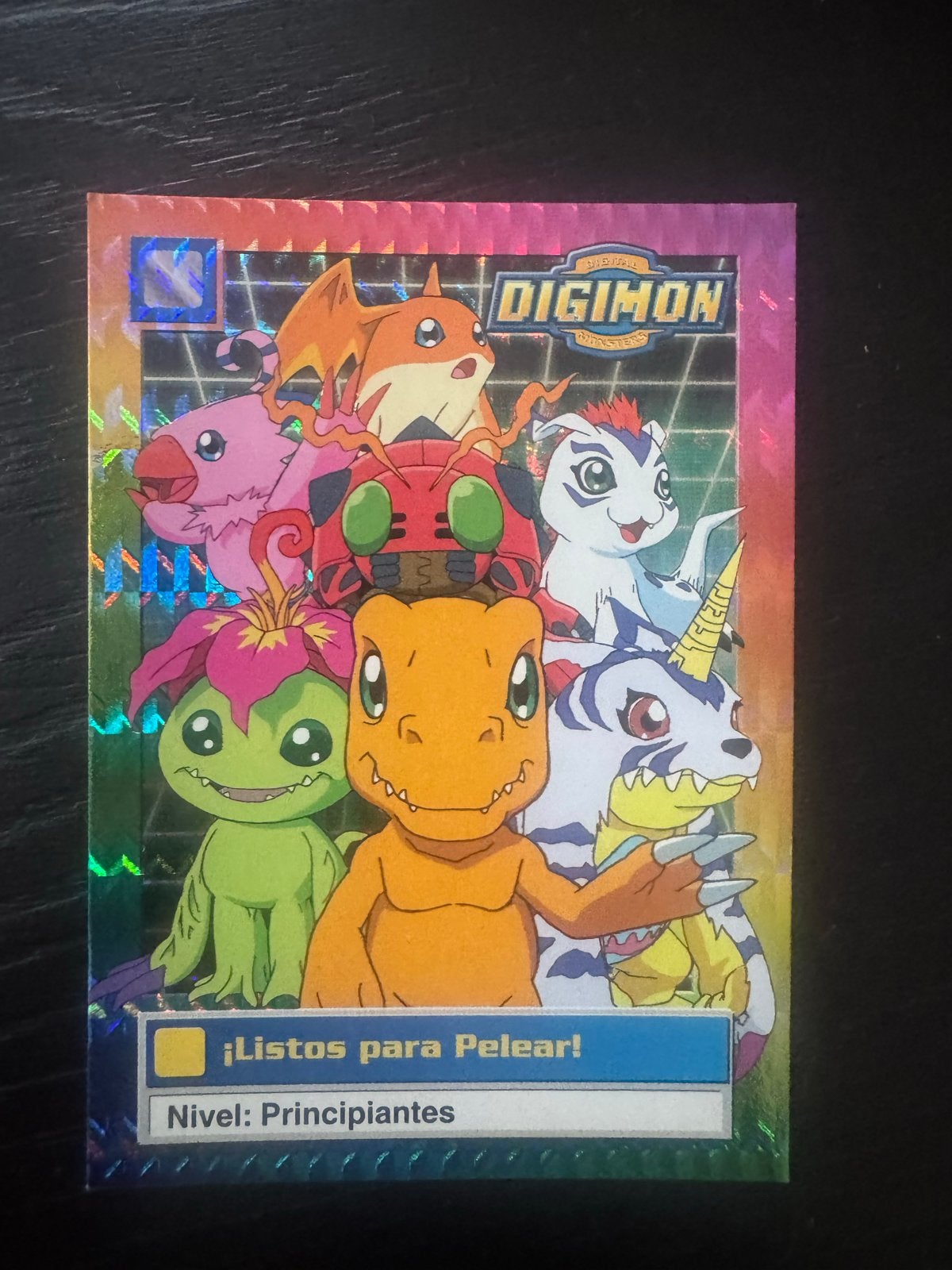 Digimon Kaart - ¡Listos para Pelear! - Niveau: Principiantes, Ophalen of Verzenden, Zo goed als nieuw, Losse kaart, Foil