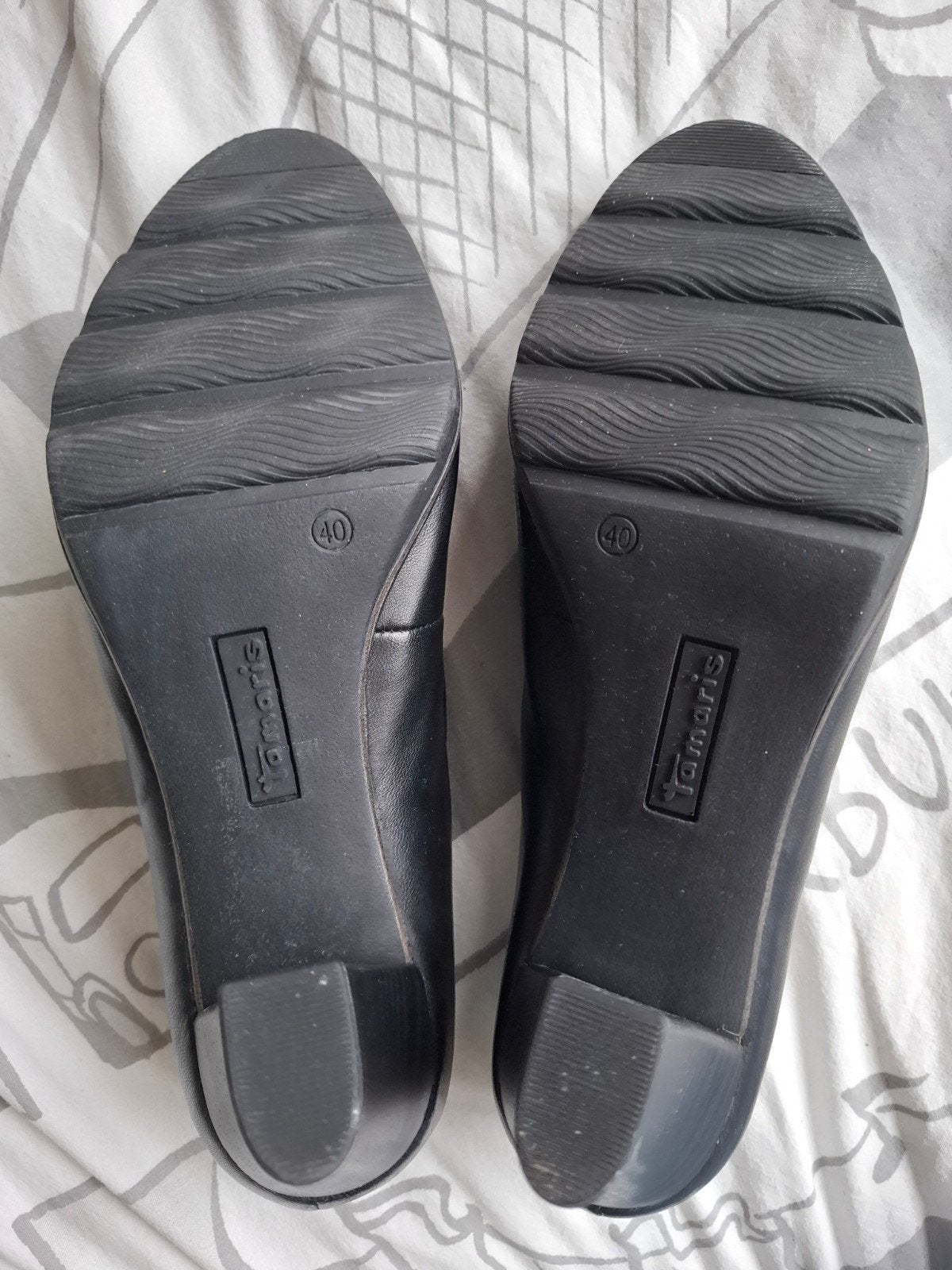 Mooi zwarte schoentjes. Maat 40. Tamaris., Tamaris, Zwart, Overige typen, Ophalen of Verzenden