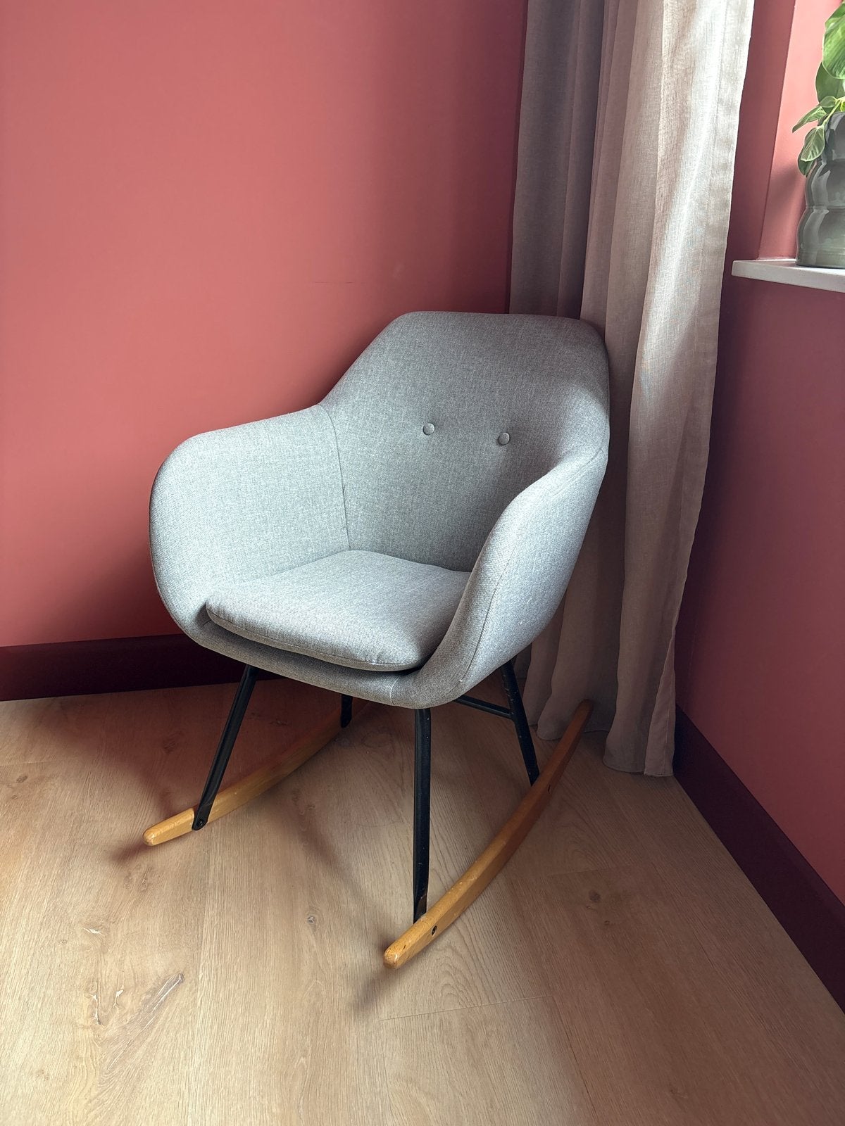 Schommelstoel voor babykamer - zo goed als nieuw, Ophalen, Zo goed als nieuw, Stoel