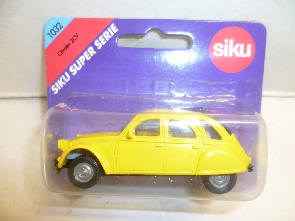 Siku 1032 Citroën 2 CV geel nieuw in blister modelauto, Ophalen of Verzenden, Nieuw, Auto