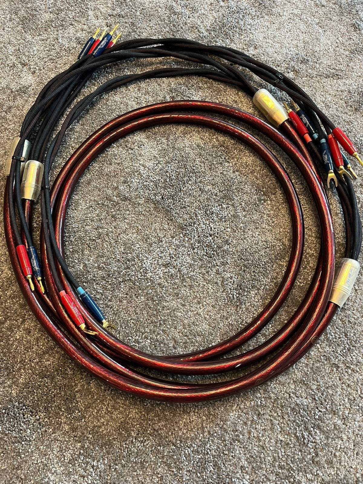 Van den Hul The Nova Luidsprekerkabel 2x3m Bi-Amp, Ophalen of Verzenden, 2 tot 5 meter, Luidsprekerkabel