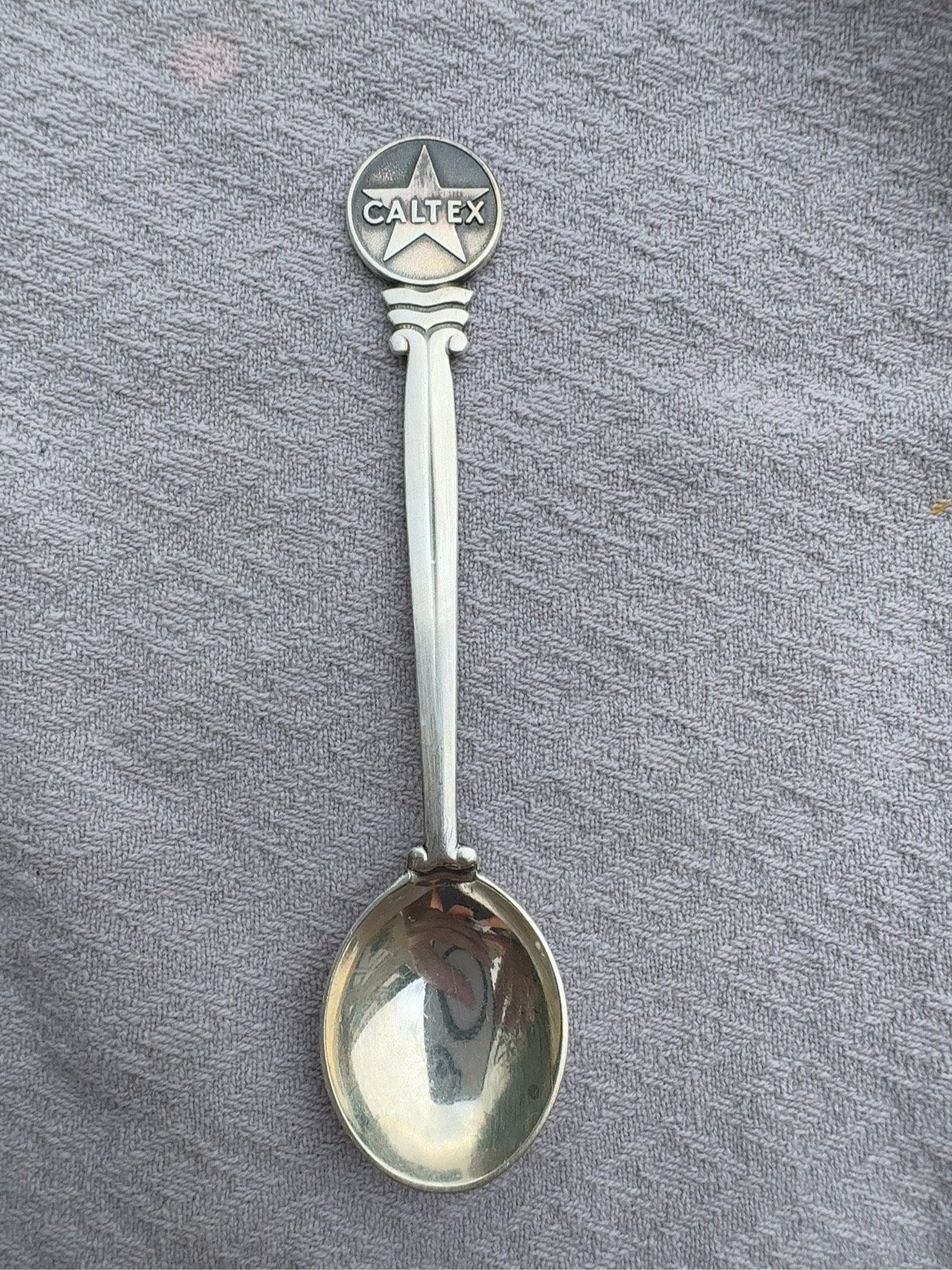 Vintage Caltex verzamellepel, Ophalen of Verzenden