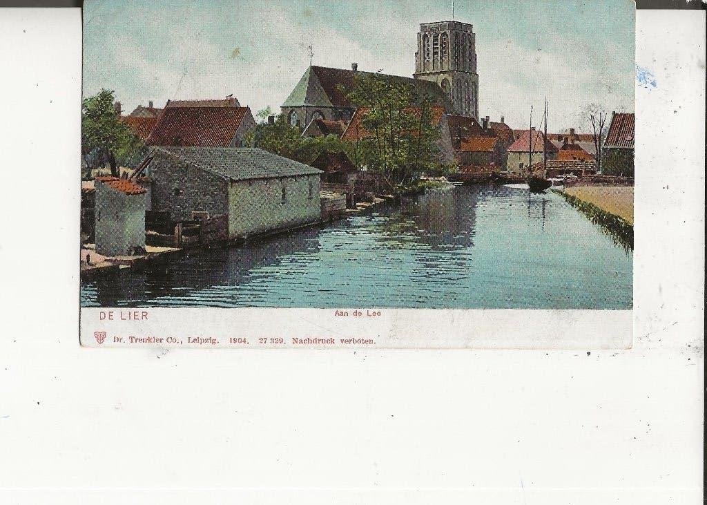 De Lier Aan de Lee 1904, Ophalen of Verzenden, Voor 1920, Ongelopen, Zuid-Holland