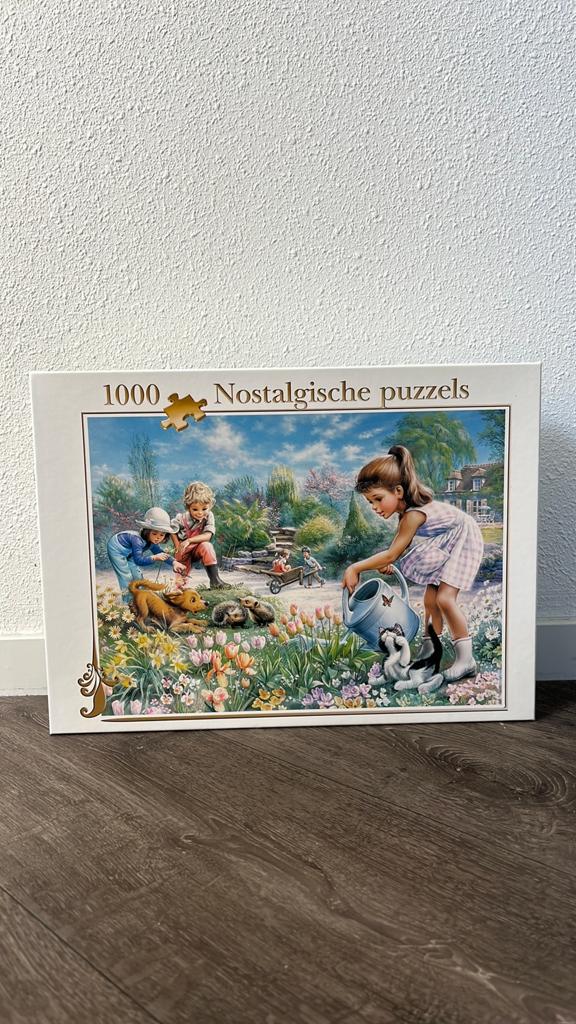 Tuinidylle 1000 stukjes, Ophalen of Verzenden, Zo goed als nieuw