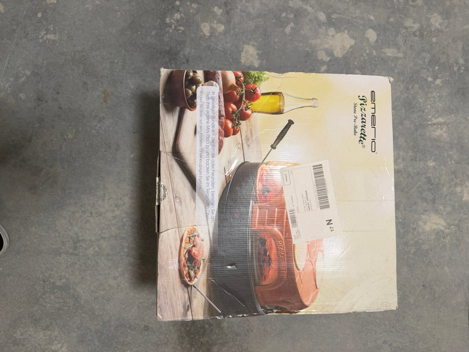 Pizzarette 6 personen, Zo goed als nieuw, Vrijstaand, Elektrisch, 4 kookzones