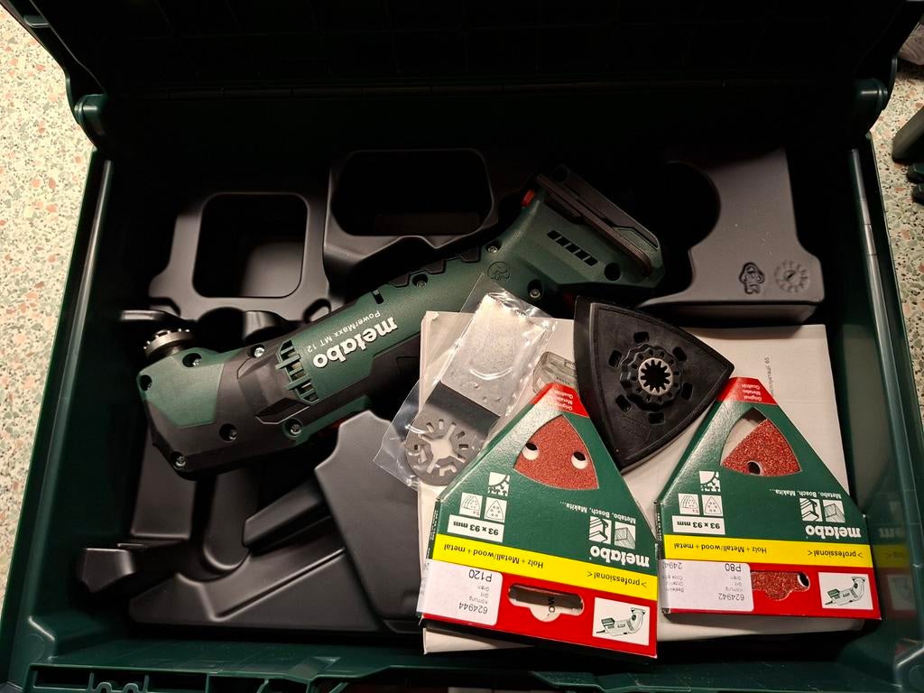 Metabo PowerMaxx MT 12 Multitool ,met koffer en accessoires, Ophalen of Verzenden, Nieuw