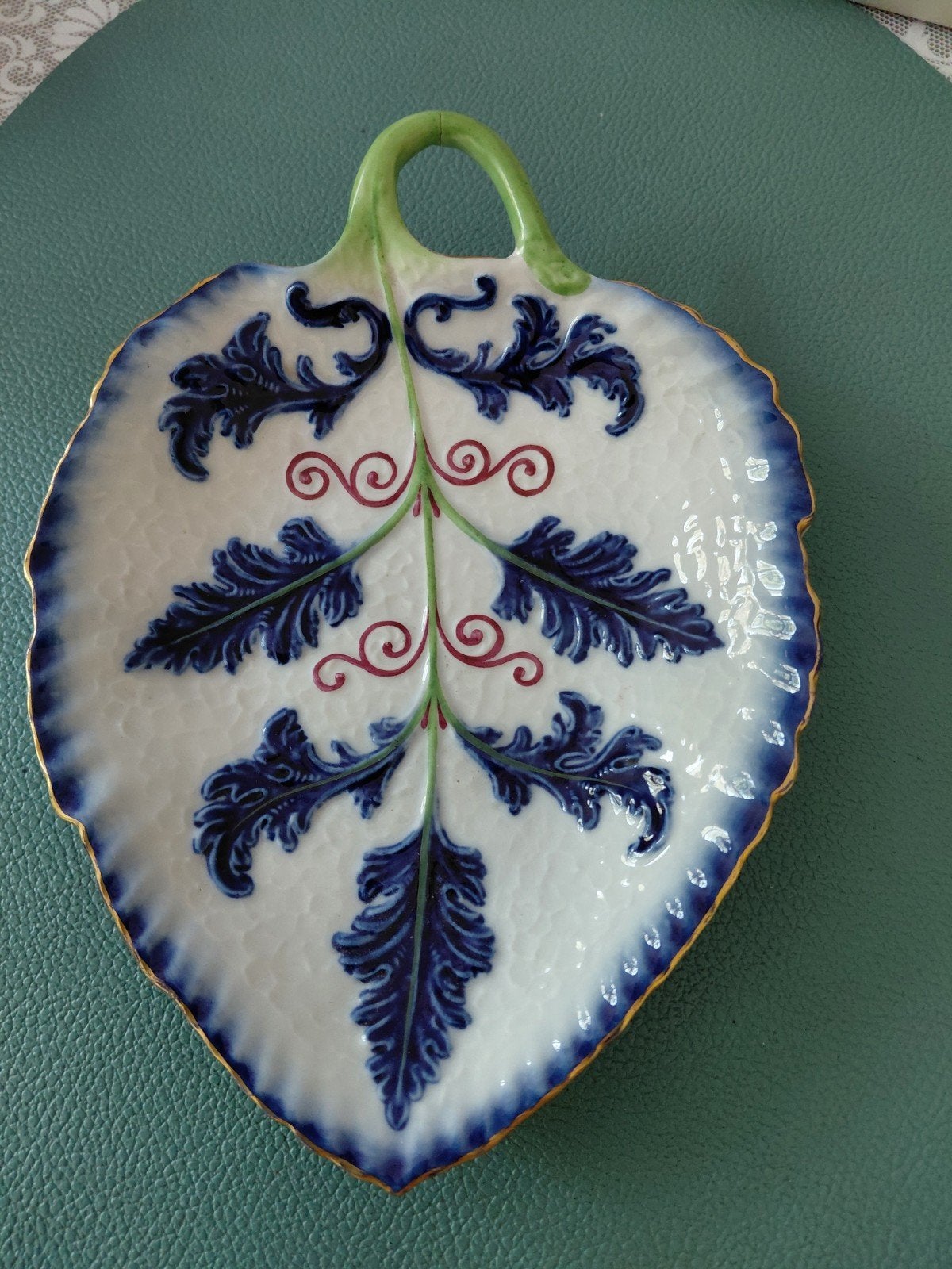 vintage Italiaans porseleinen schaaltje, Ophalen of Verzenden, Zo goed als nieuw, Porselein, Bord of Schaal