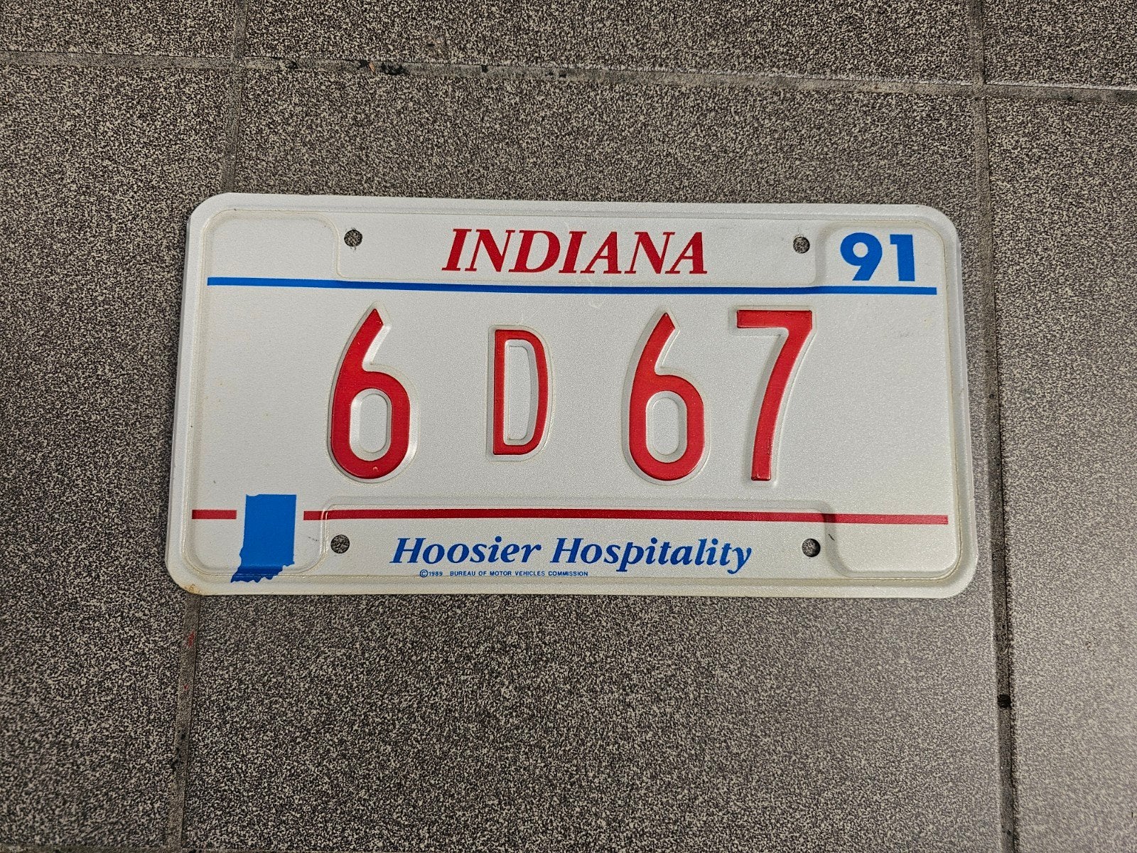 zeer nette USA Kentekenplaat, Ophalen of Verzenden, Zo goed als nieuw, Auto's