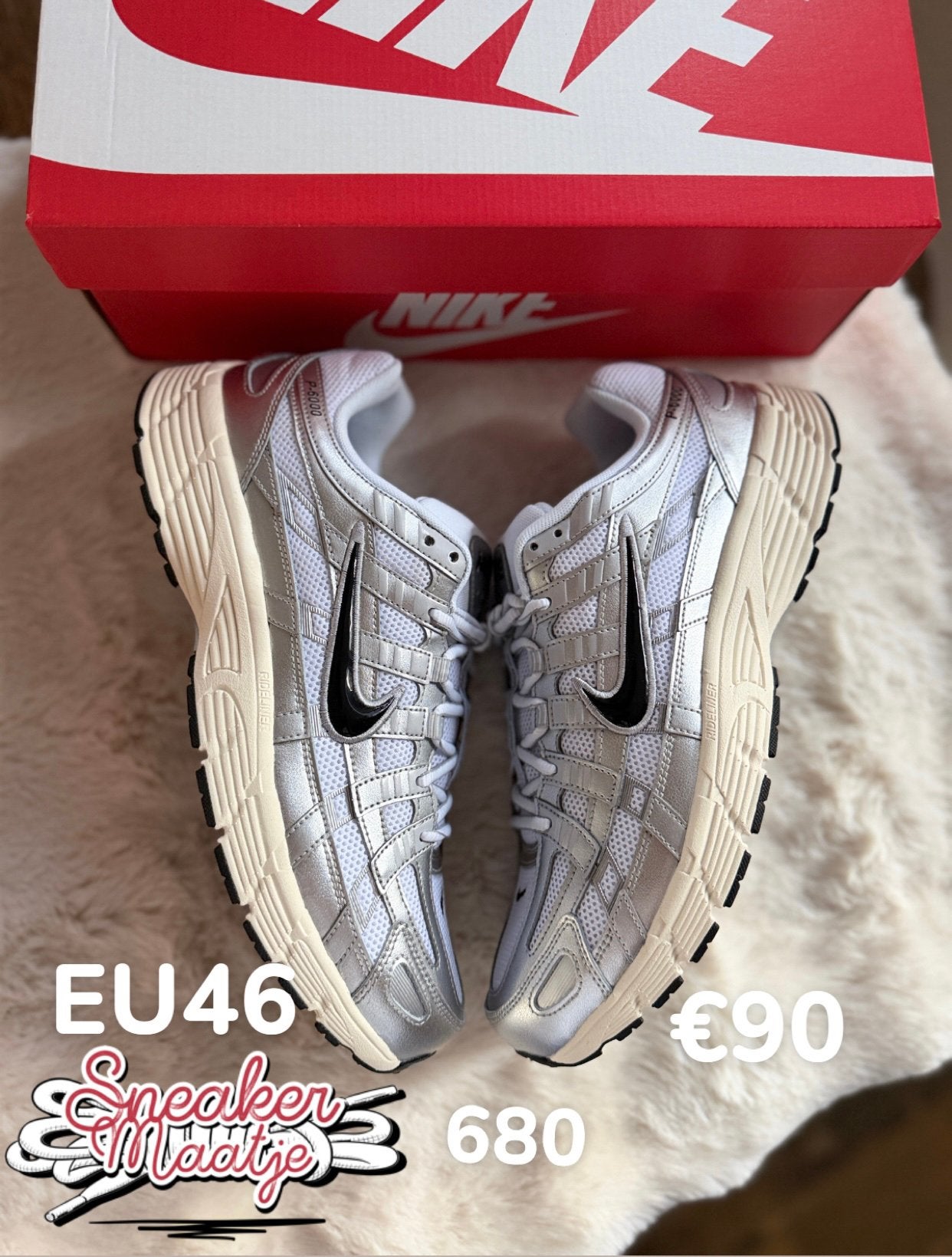 Nike P6000 grijs zilver wit zwart EU46 nieuw sneakermaatje, Kleding | Heren, Schoenen, Overige kleuren, Nieuw, Ophalen of Verzenden