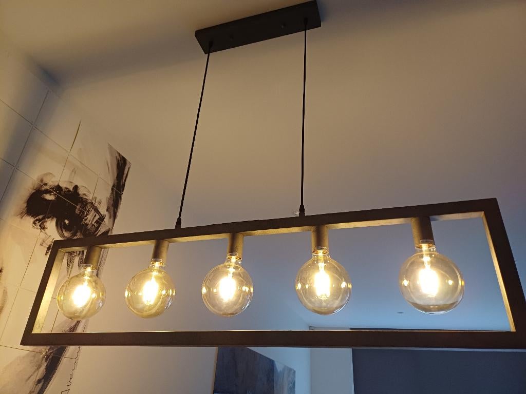 Eetkamer lamp (opbrengst ronald mc donald huis), Ophalen of Verzenden, Zo goed als nieuw, Metaal, Minder dan 50 cm