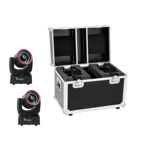 EUROLITE Set LED TMH-41 Hypno Moving Head Spot + Flightcase, Geluidgestuurd, ., Nieuw, Ophalen of Verzenden
