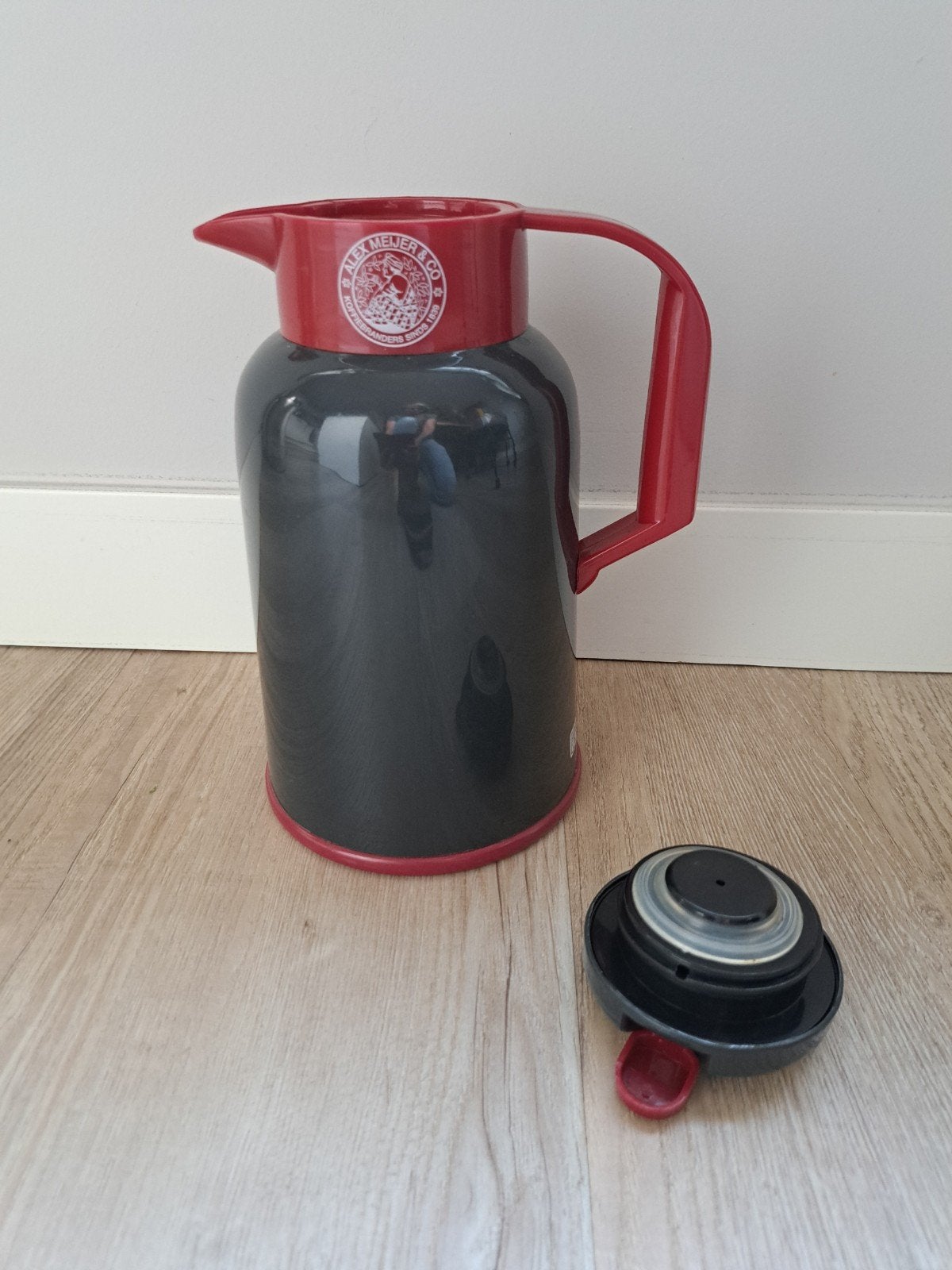 Thermoskan Alex Meijer & Co Koffiebranders sinds 1899, Theepot/fluitketel, Kunststof, Ophalen of Verzenden, Zo goed als nieuw