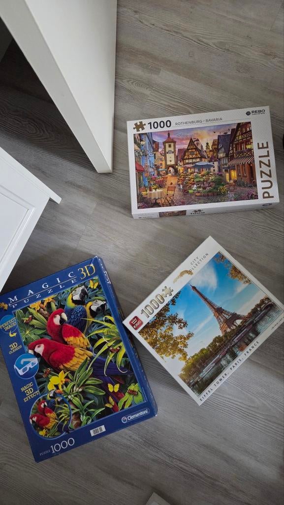 Puzzels, Ophalen of Verzenden, 500 t/m 1500 stukjes, Zo goed als nieuw