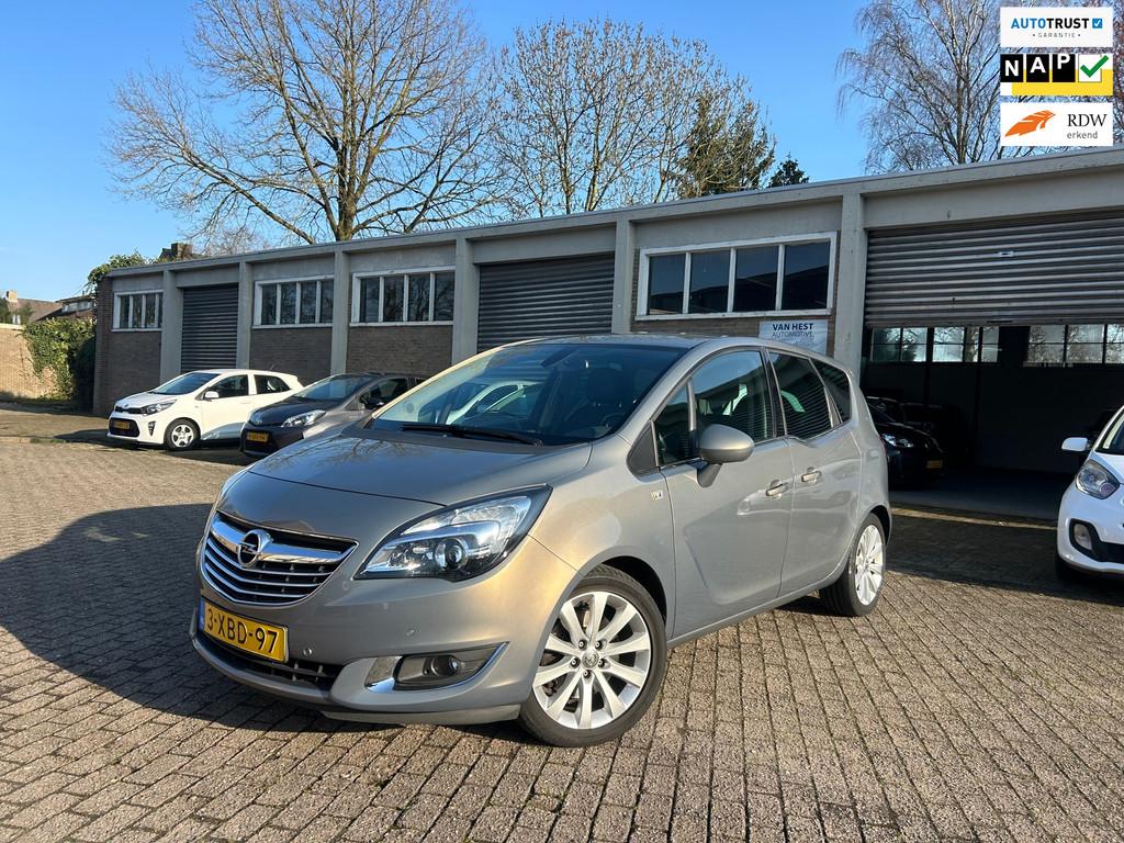 Opel Meriva 1.4 Turbo Cosmo. Cruise/Airco/ PDC/ Trekhaak/ NA, Voorwielaandrijving, Gebruikt, 4 cilinders, Bruin