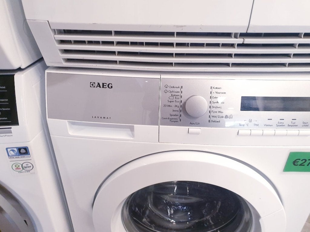 Wasmachine AEG 7KG️️️️️️️ ️️Lavamat A++ INC GARANTIE, Ophalen, Zo goed als nieuw, Voorlader, 85 tot 90 cm