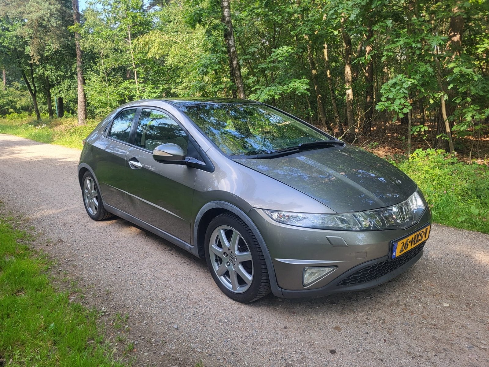Honda Civic 1.8 I 5DR 2006 Grijs, Voorwielaandrijving, Beige, 4 cilinders, Handgeschakeld