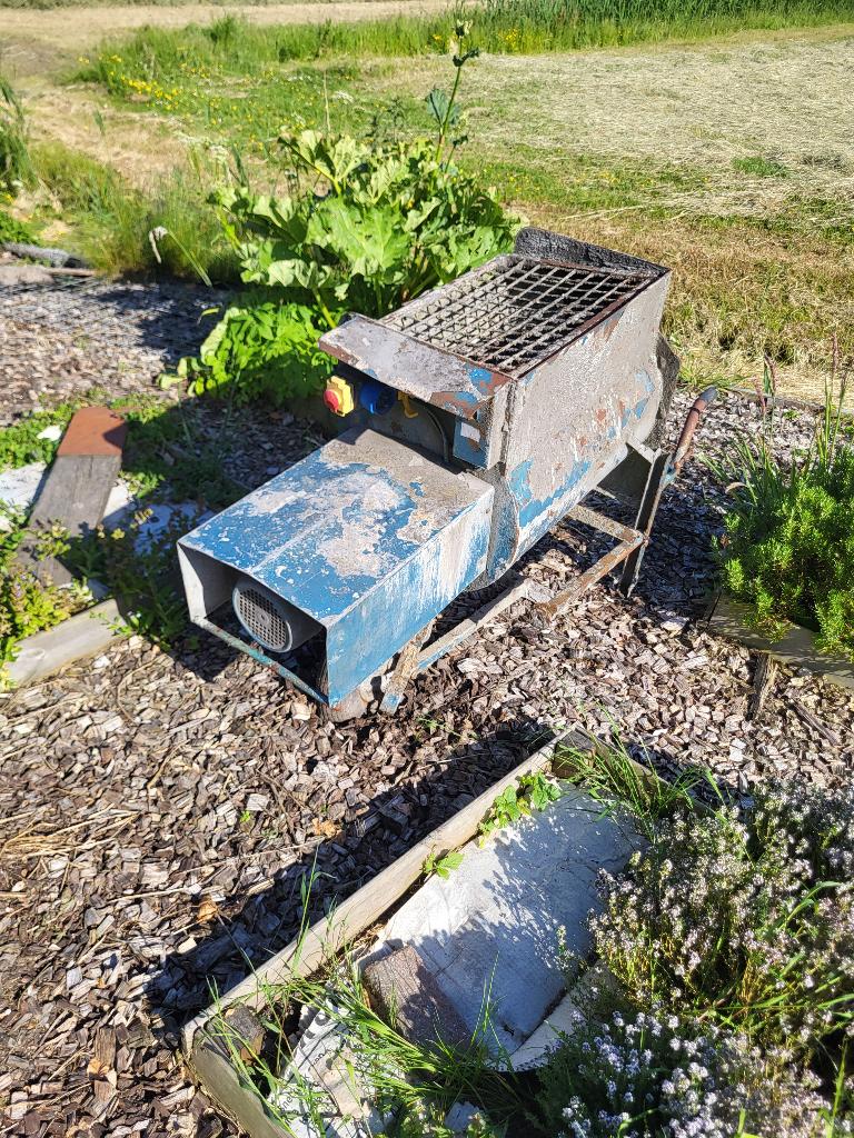 Saris mengmachine voegers, Ophalen, Gebruikt