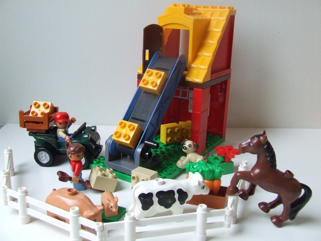 Duplo set 4975 – Boerderij / Farm (compleet), Gebruikt, Ophalen of Verzenden, Compleet, Duplo
