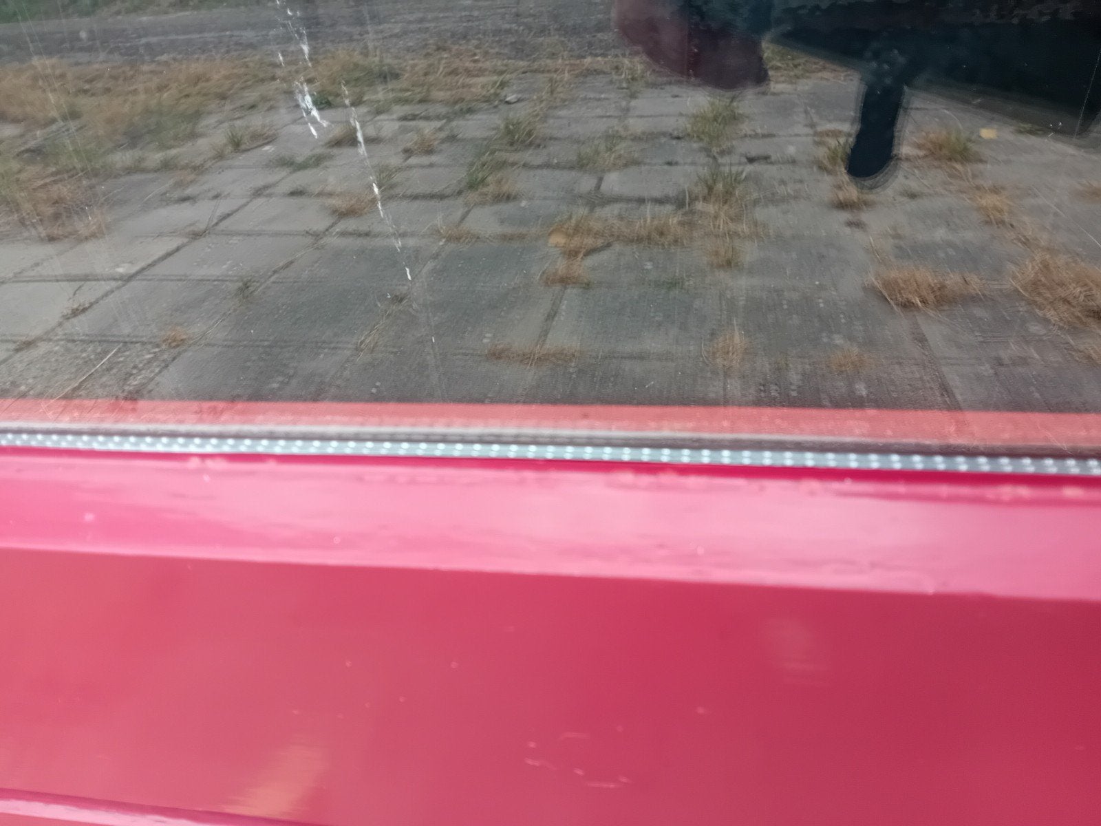 buitendeur, hardhout, dubbelglas, 1.99 x 88 prima staat, Ophalen, Gebruikt, 80 tot 100 cm, Minder dan 200 cm