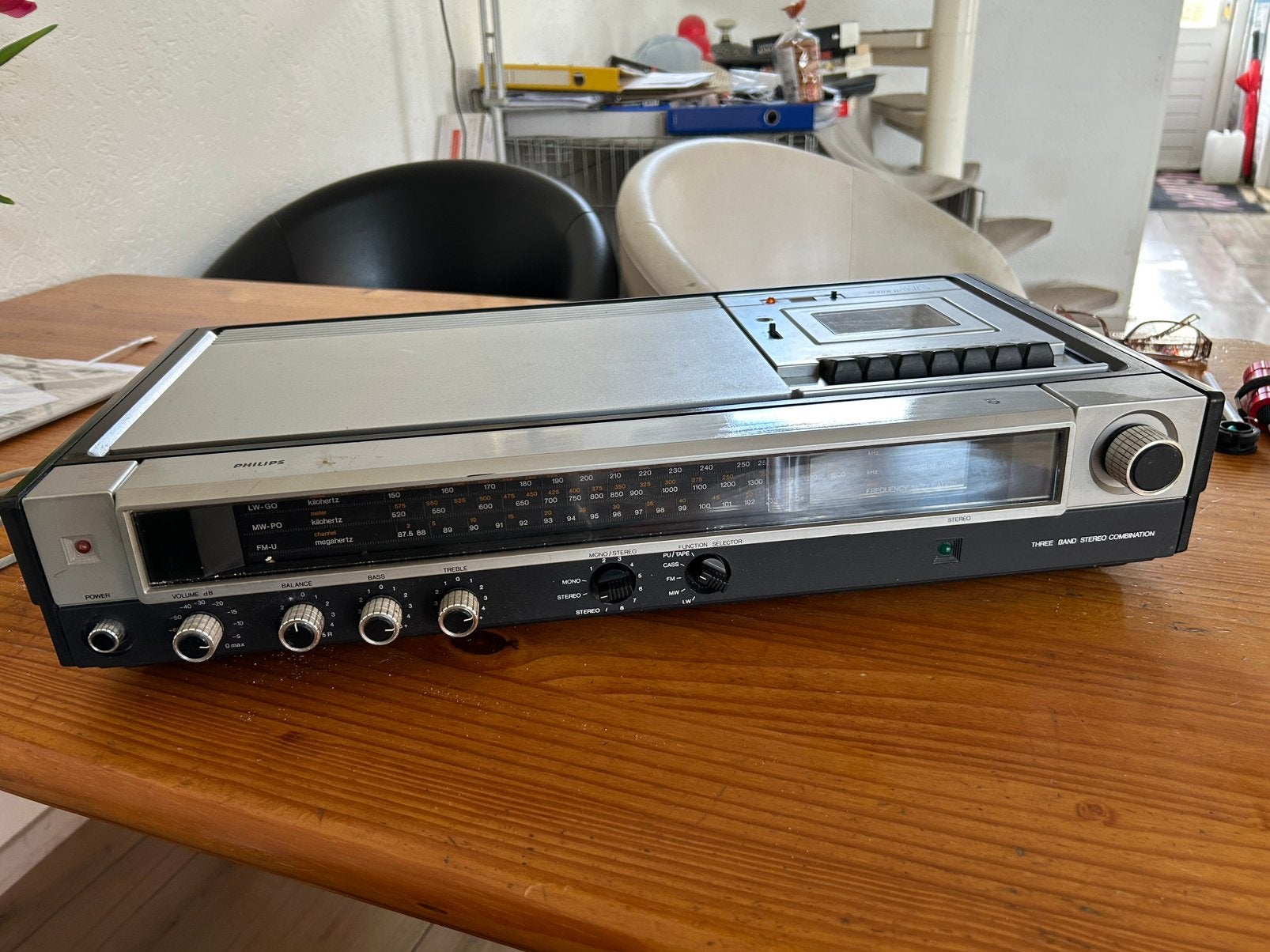 Te koop Philips combi stereo, Ophalen, Audio en Video