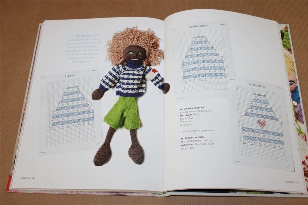 Poppen breien met Arne & Carlos., Boeken, Ophalen of Verzenden, Zo goed als nieuw, Breien en Haken