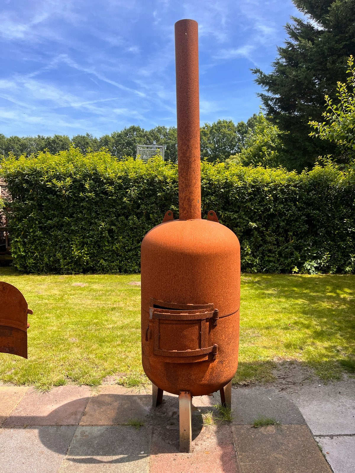 Robuuste Vuurton met Pijp, Ophalen, Gebruikt, Vuurton