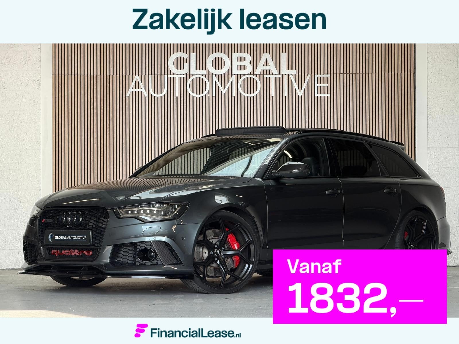 Audi A6 Avant 4.0 TFSI RS 6 quattro Pro Line Plus - CARBON -, Automaat, Euro 5, Gebruikt, Vierwielaandrijving