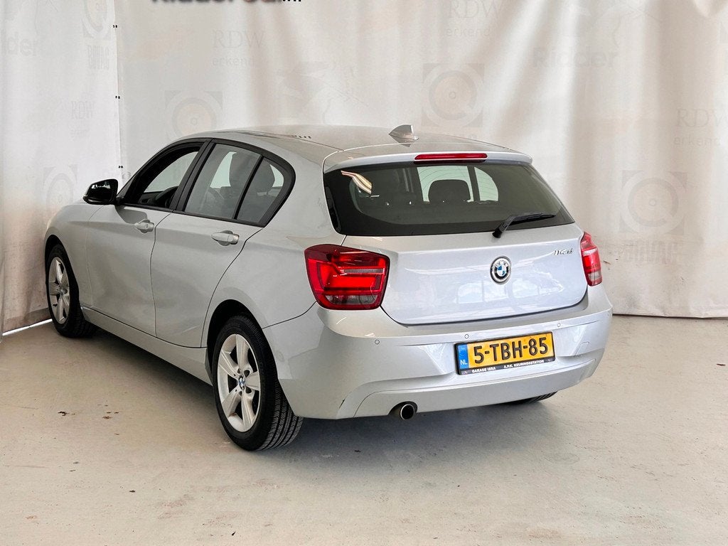 BMW 1-serie 114d Executive|NAP|CRUISE|NAVI|PARK SENS|AIRCO|E, Auto's, BMW, 1-Serie, Euro 5, Gebruikt, 1295 kg