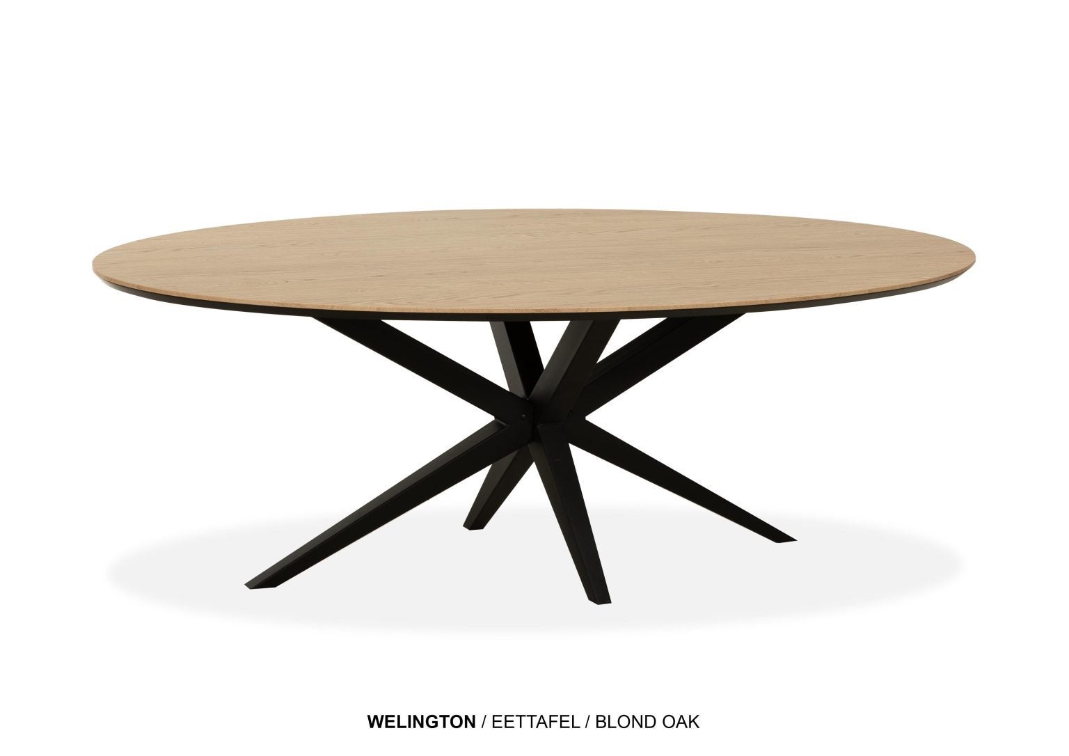 LAMULUX Eettafel Wellington Ovaal in Mango 200x102cm