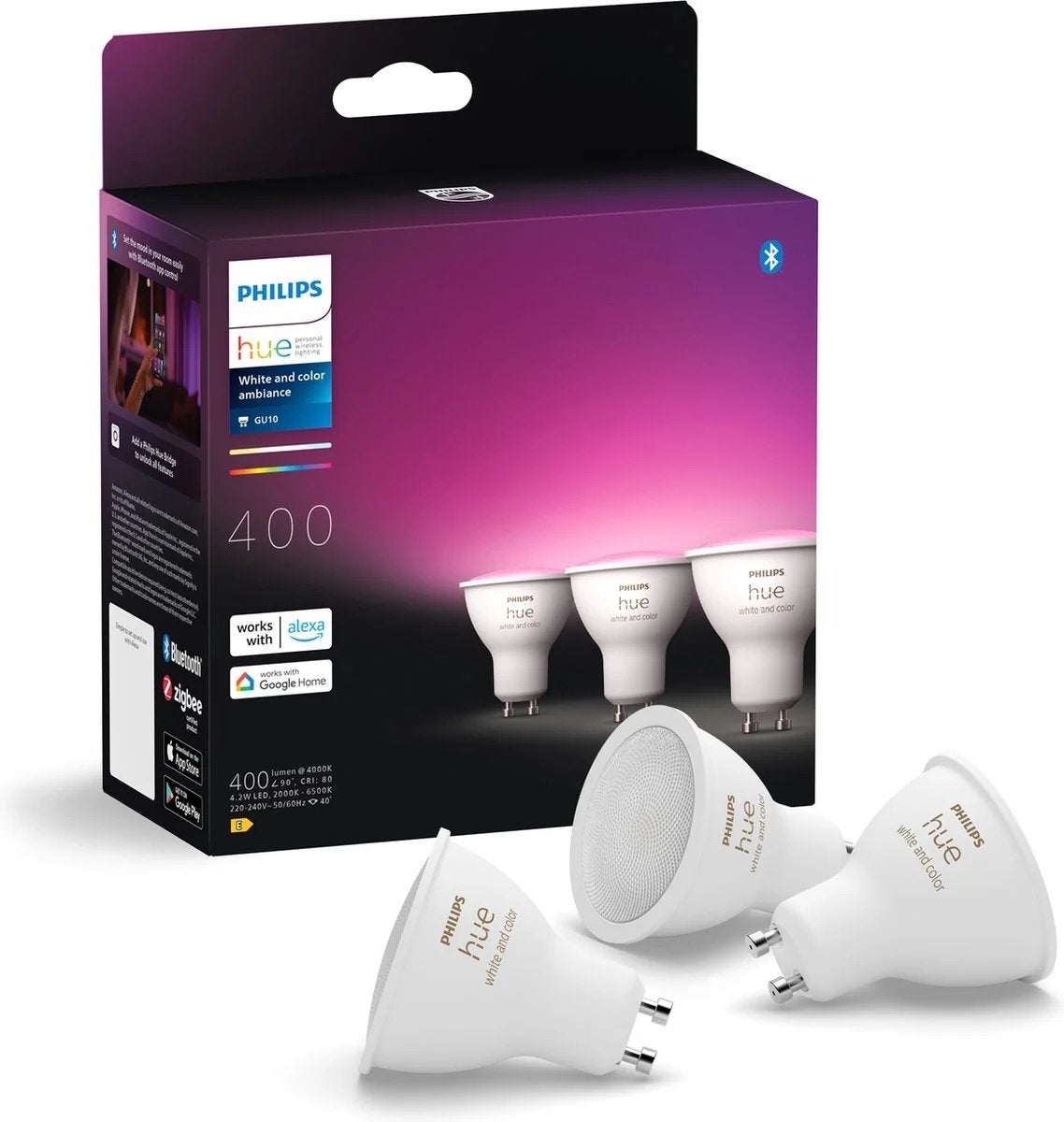 Philips Hue Color GU10 (Nieuw in doos), Ophalen, Nieuw, Led-lamp