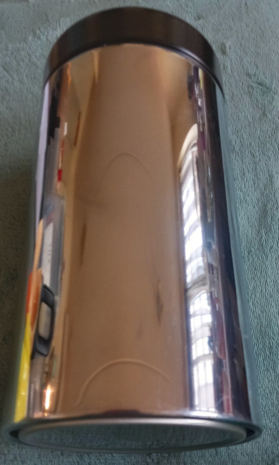 Z.G.A.N. Brabantia Beschuitbus met Lift Zilverkleurig, Zilver, Ophalen of Verzenden, Zo goed als nieuw, Voorraadpot