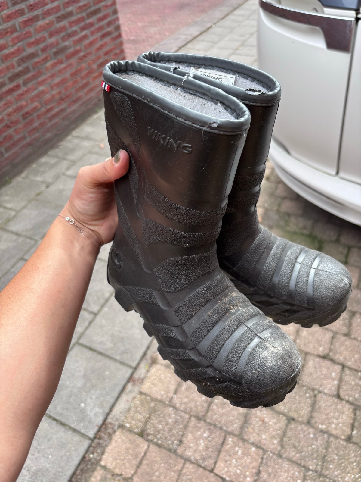 Viking Snowboots Maat 35, Gebruikt, Jongen of Meisje, Ophalen of Verzenden, Laarzen