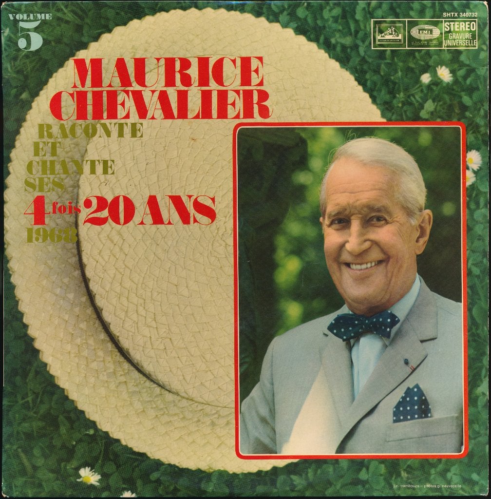 Maurice Chevalier, Raconte et Chante Ses 4 Fois 20 Ans Vol.5, LP, Gebruikt, Ophalen of Verzenden, Complilatie