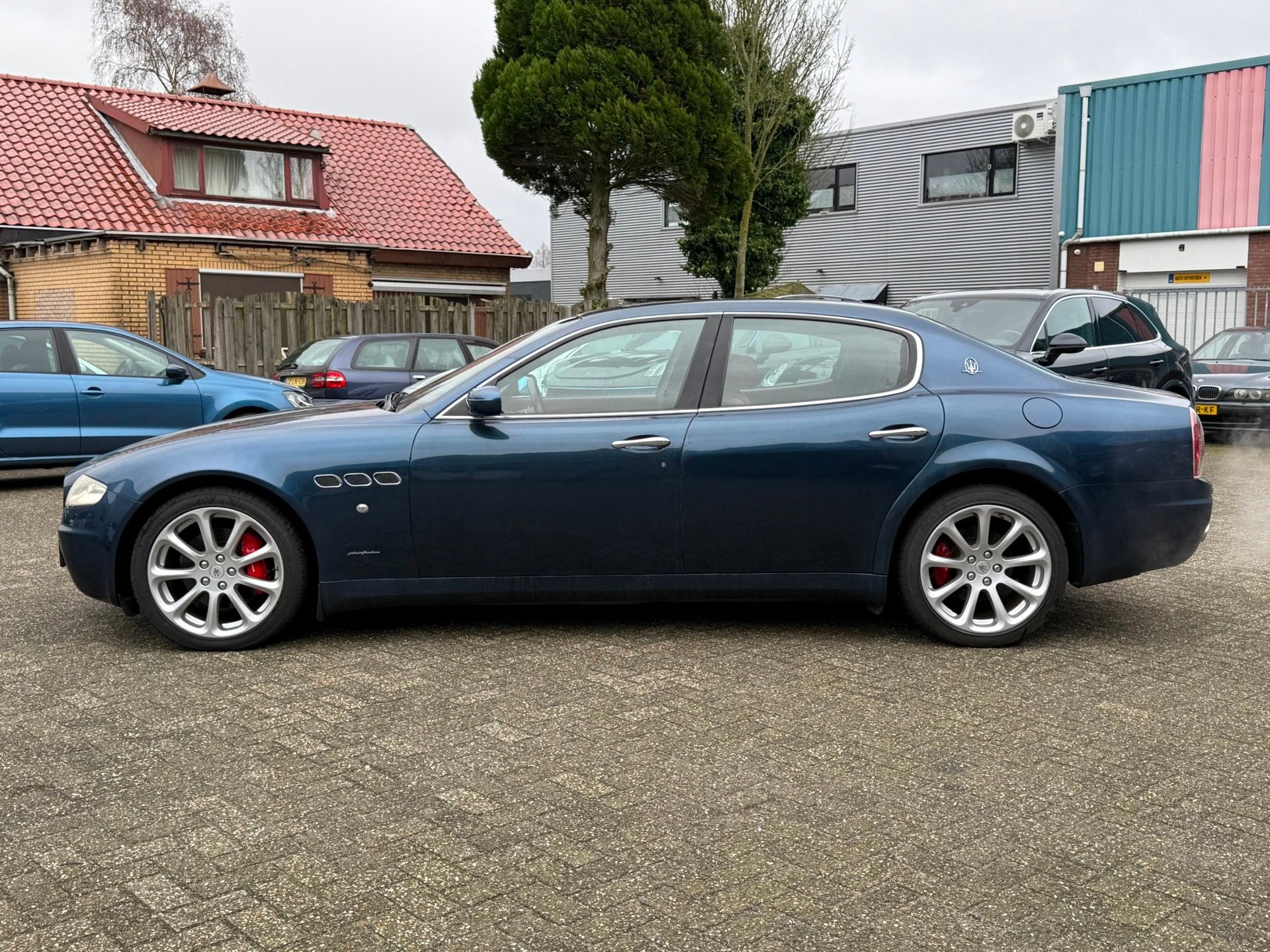 Maserati Quattroporte 4.2 Duo Select JAPANSE IMPORT, Auto's, Gebruikt, 8 cilinders, Blauw, Leder
