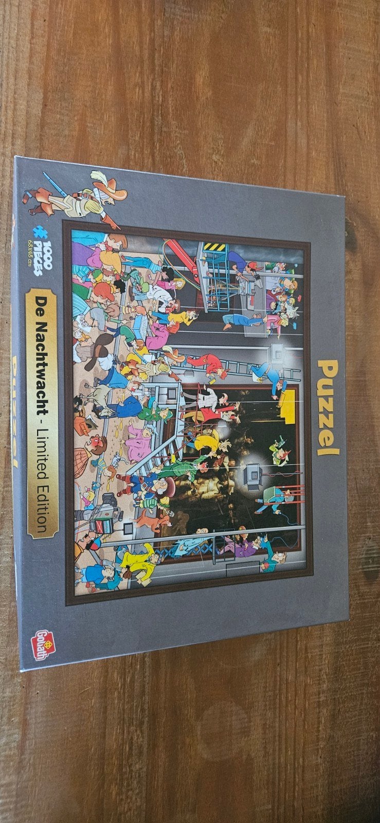 Puzzel De Nachtwacht - Limited Edition (1000 stukjes), Ophalen, 500 t/m 1500 stukjes, Gebruikt, Legpuzzel
