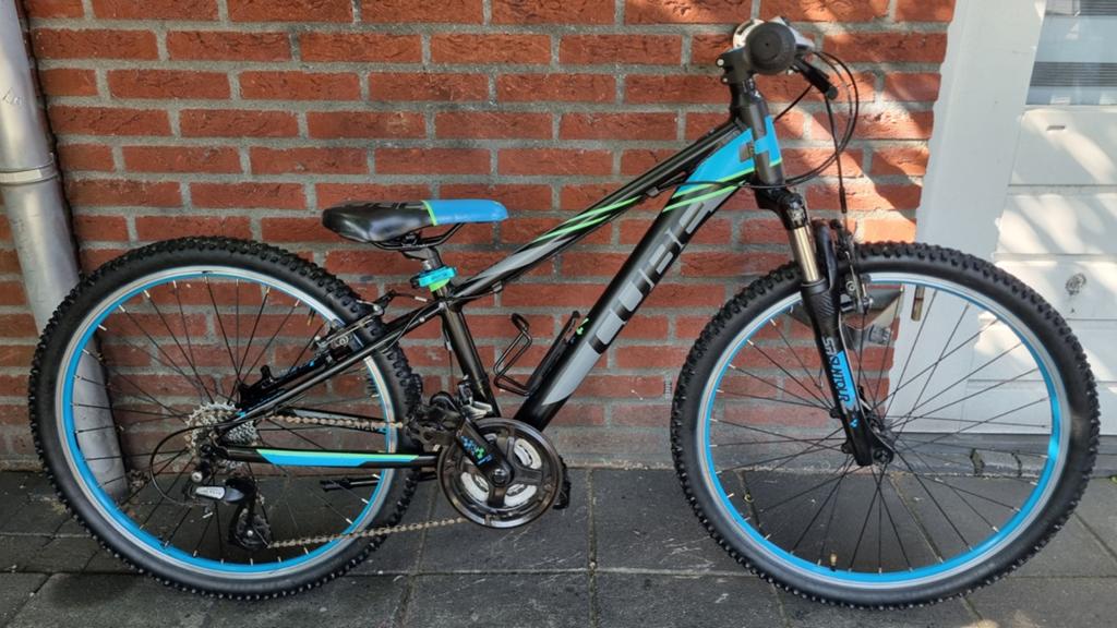 Cube Kids Mountainbike 24 inch, Ophalen, Velgrem, Versnellingen, Cube