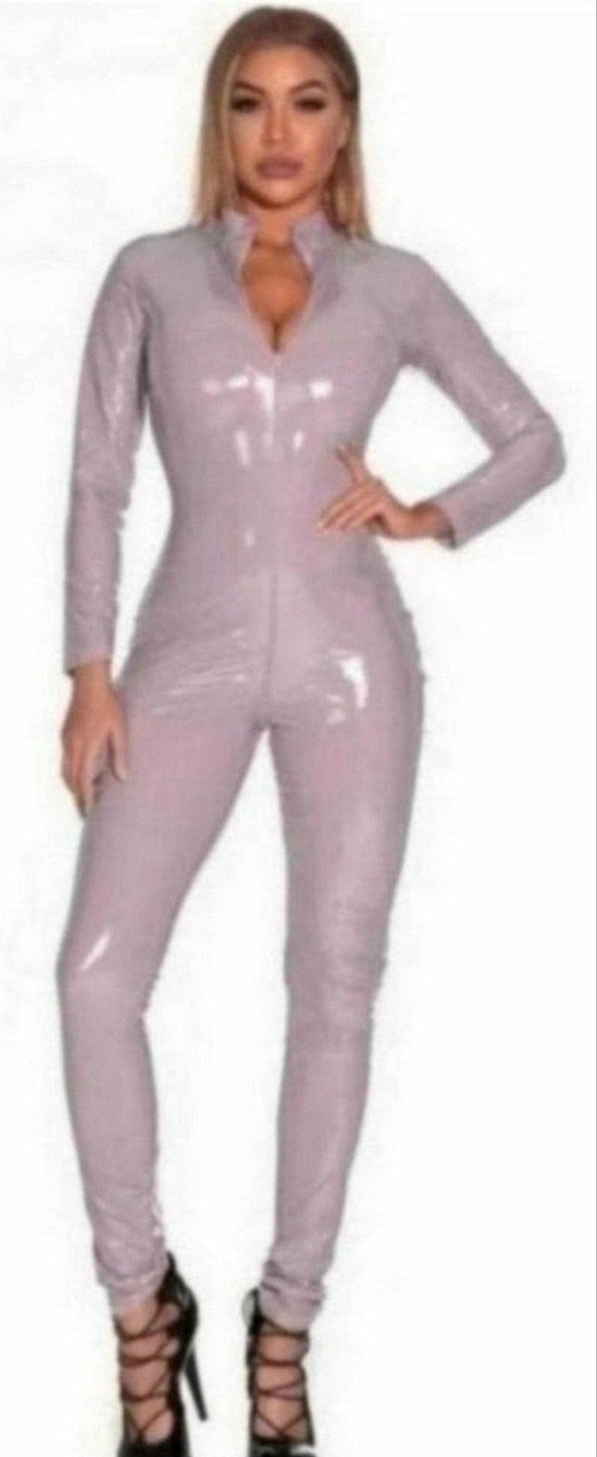 Mooie jumpsuit in glans, tm 4XL, Verzenden, Nieuw